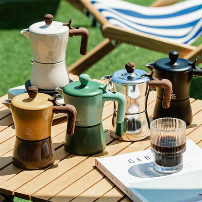 Moka Pot Espresso Coffee Maker - Brew Rich, Aromatic Coffee at Home