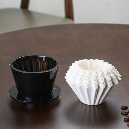 Acrylic Coffee Filter Cup with Reusable Filter Paper