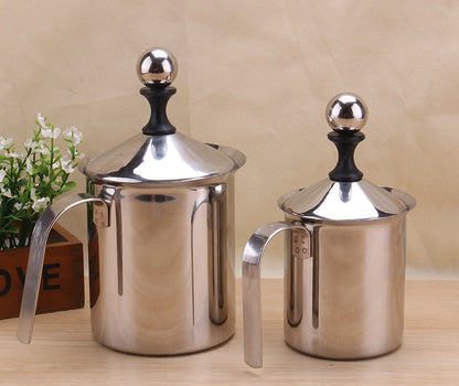 Manual Operated Milk Foam Maker for Cappuccino and Latte Coffee Frother