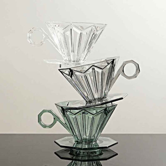 Hexagon Crystal Coffee Dripper - Elegant Brewing for Perfect Coffee