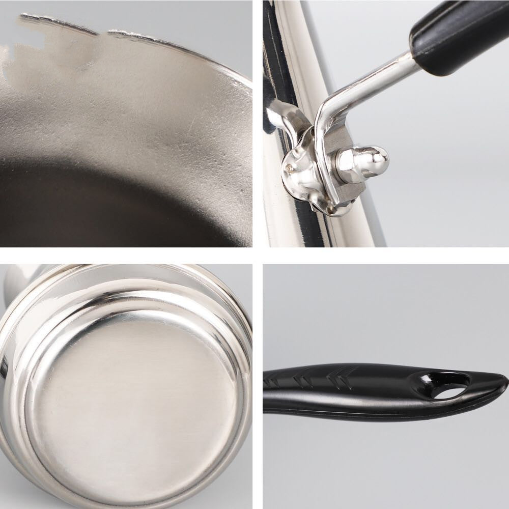 Turkish Coffee Pot 304 Stainless Steel - Authentic Brewing Hand Pot