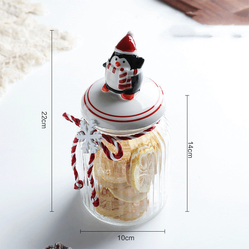 Coffee Bean Net Celebrity Storage Glass Grain Cans