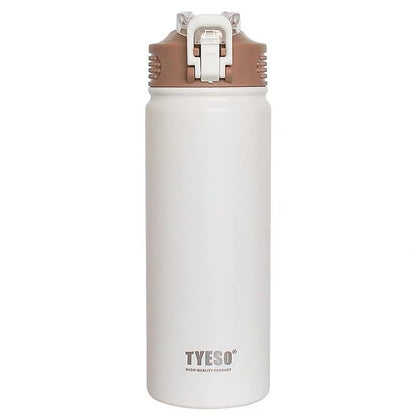 Sippy Coffee Cup Stainless Steel Flask - 304 Vacuum Insulated Outdoor Sports Bottle