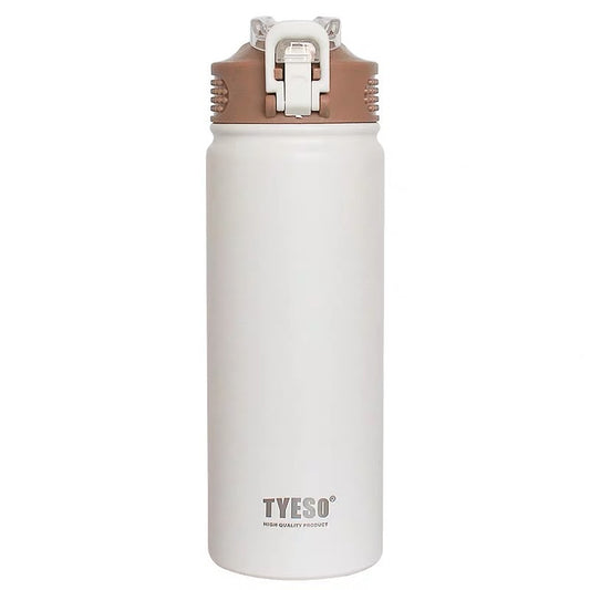 Sippy Coffee Cup Stainless Steel Flask - 304 Vacuum Insulated Outdoor Sports Bottle