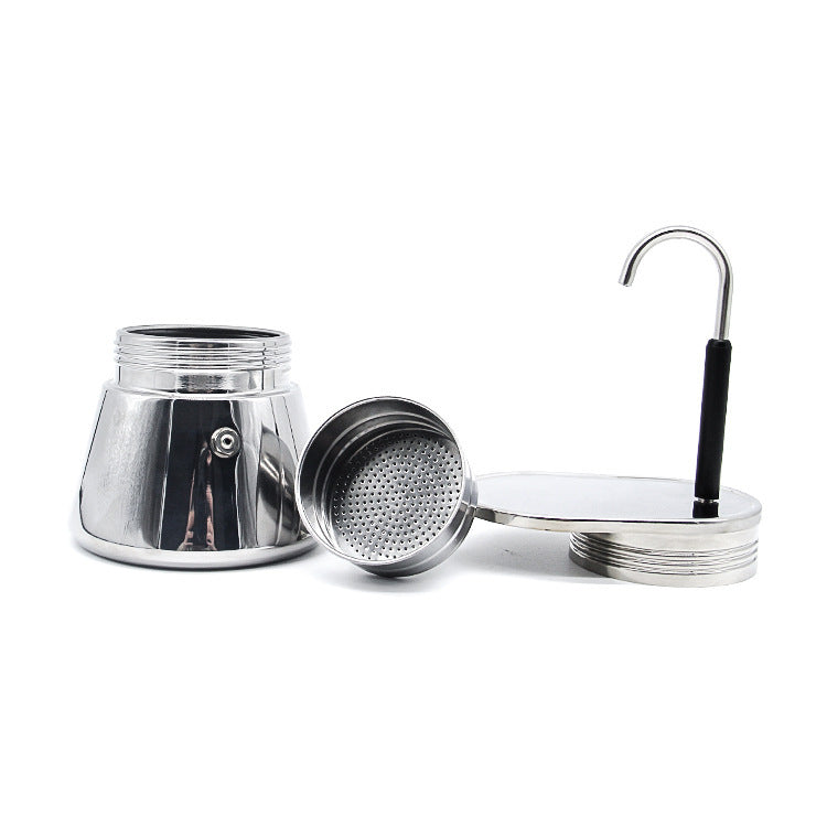 Household Stainless Steel Moka Pot for Perfect Espresso at Home