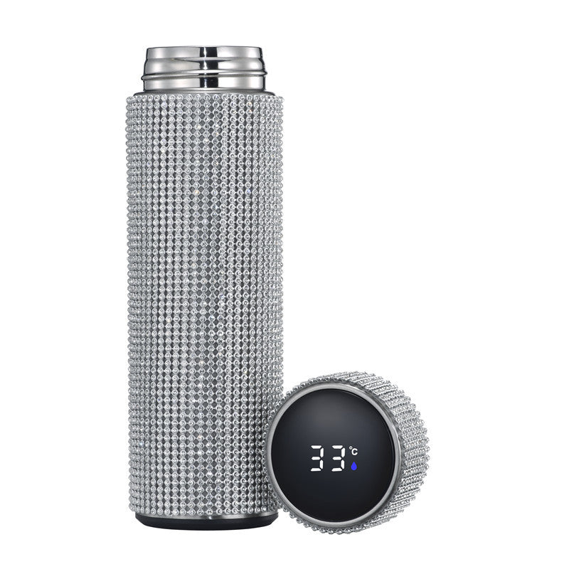 Luxury Vacuum Flask - Premium Insulated Drinkware with Flash Diamond Finish