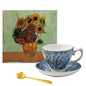 Van Gogh Coffee Cup Gift Box – Elegant Bone China Mug for Home Use