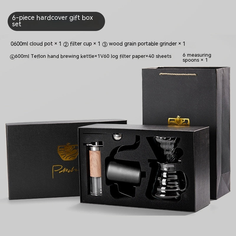 Pour-over Coffee Set Gift Box with Scale - Complete Household American Coffee Maker Combination