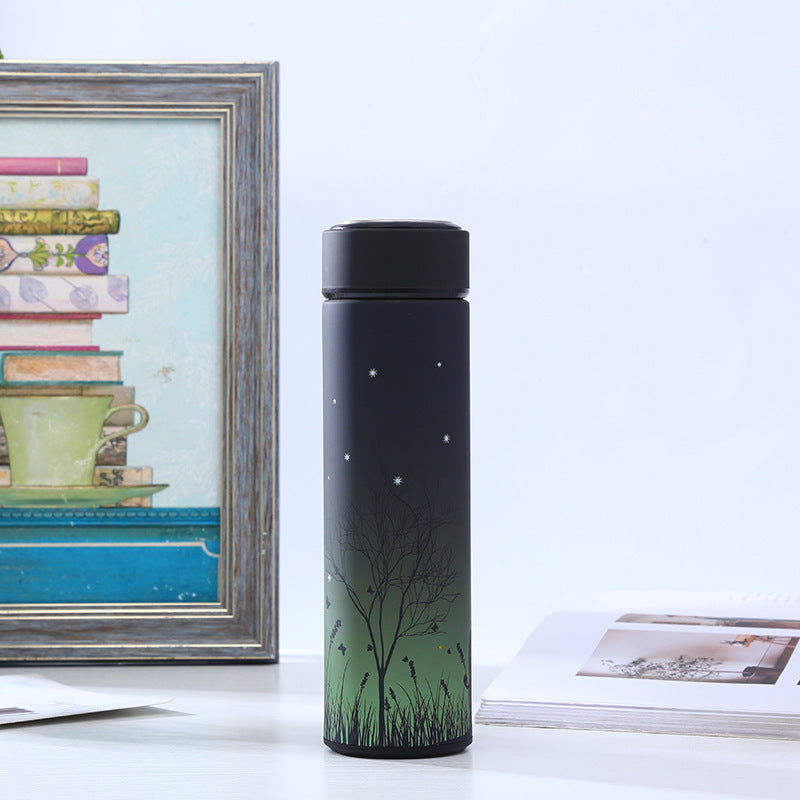 Stainless Steel Vacuum Flask - Sleek Straight Body Design