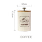 Moisture-Proof Bamboo Storage Jar for Coffee