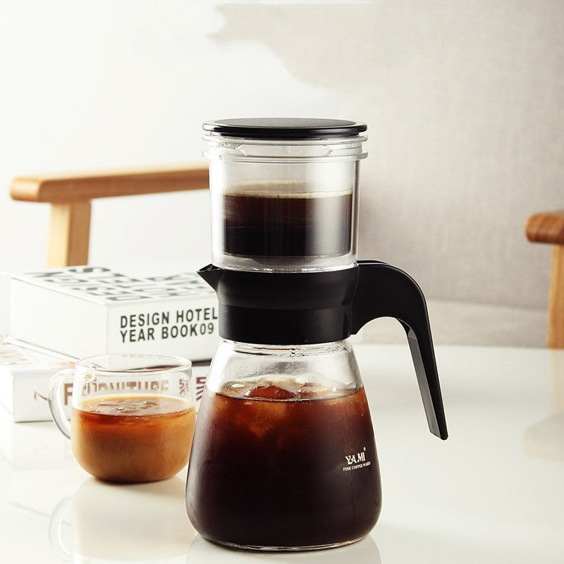 Coffee Hand Pot Drip Device with Built-In Stainless Steel Filter