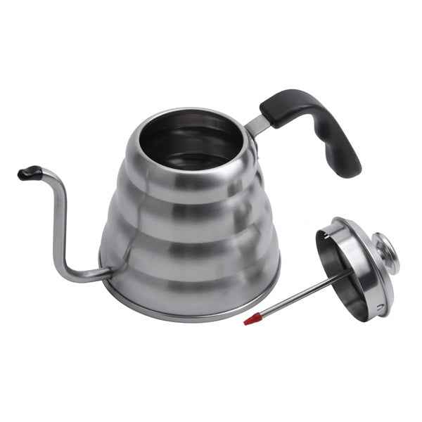 Gooseneck Kettle 304 stainless steel hand punch coffee pot with thermometer