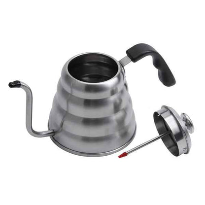 Gooseneck Kettle 304 stainless steel hand punch coffee pot with thermometer