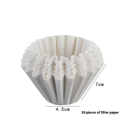 Acrylic Coffee Filter Cup with Reusable Filter Paper