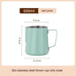 Frothing Pitcher with V-Shaped Pointed Design for Perfect Milk Froth
