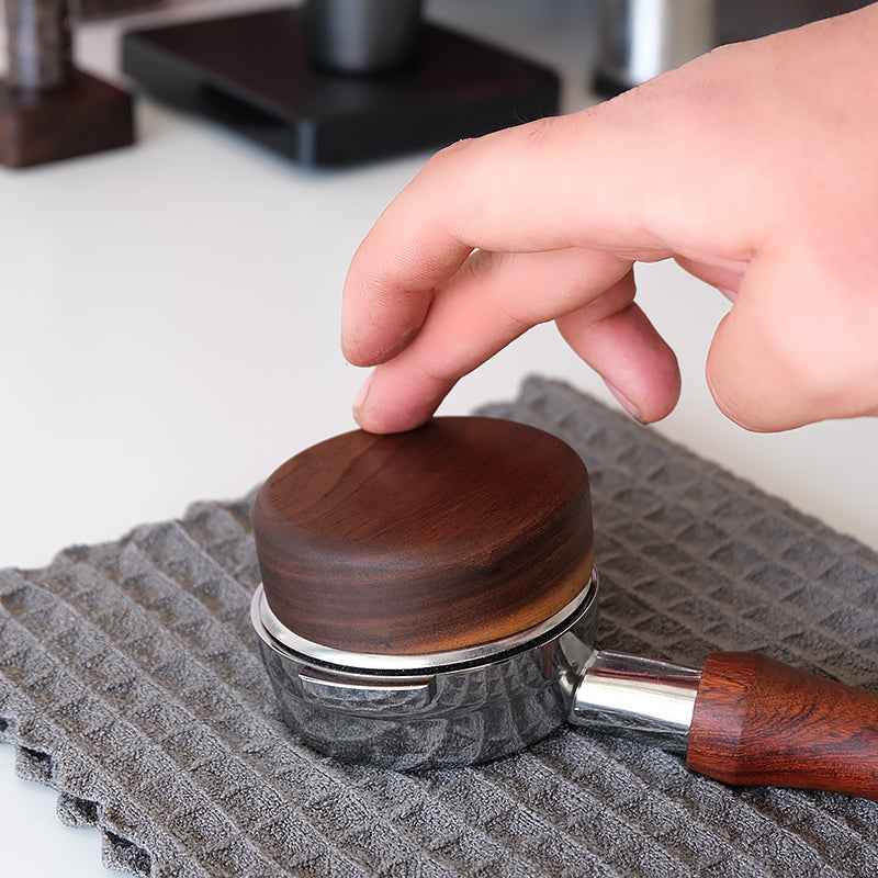 Professional Wooden Coffee Distribution Tool for Baristas and Coffee Lovers