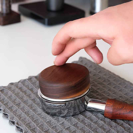 Professional Wooden Coffee Distribution Tool for Baristas and Coffee Lovers