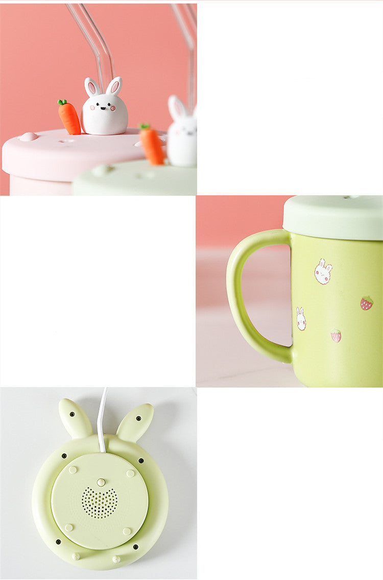 55 Degree Warm Cup Creative Ceramic Mug With Lid Insulation