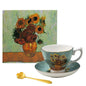 Van Gogh Coffee Cup Gift Box – Elegant Bone China Mug for Home Use