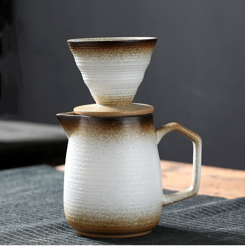 Kiln Change Coffee Filter Set with Ceramic Gilt Separator for Perfect Brew