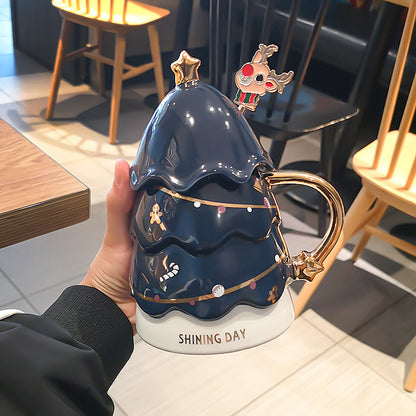 Cute And Creative Girl Christmas Tree Cup