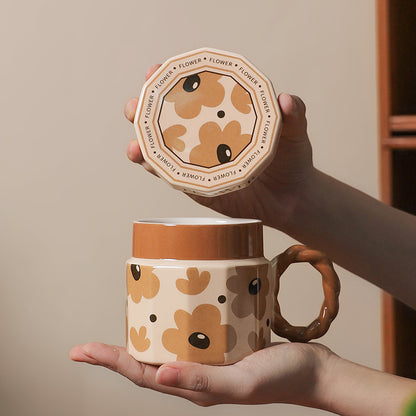 Gift Box Retro Ceramic Mugs for Unique Gifting