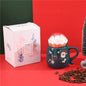 New Christmas Gift Ceramic Mug With Lid