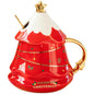 Cute Girl's Heart Mug With Lid Household Cup