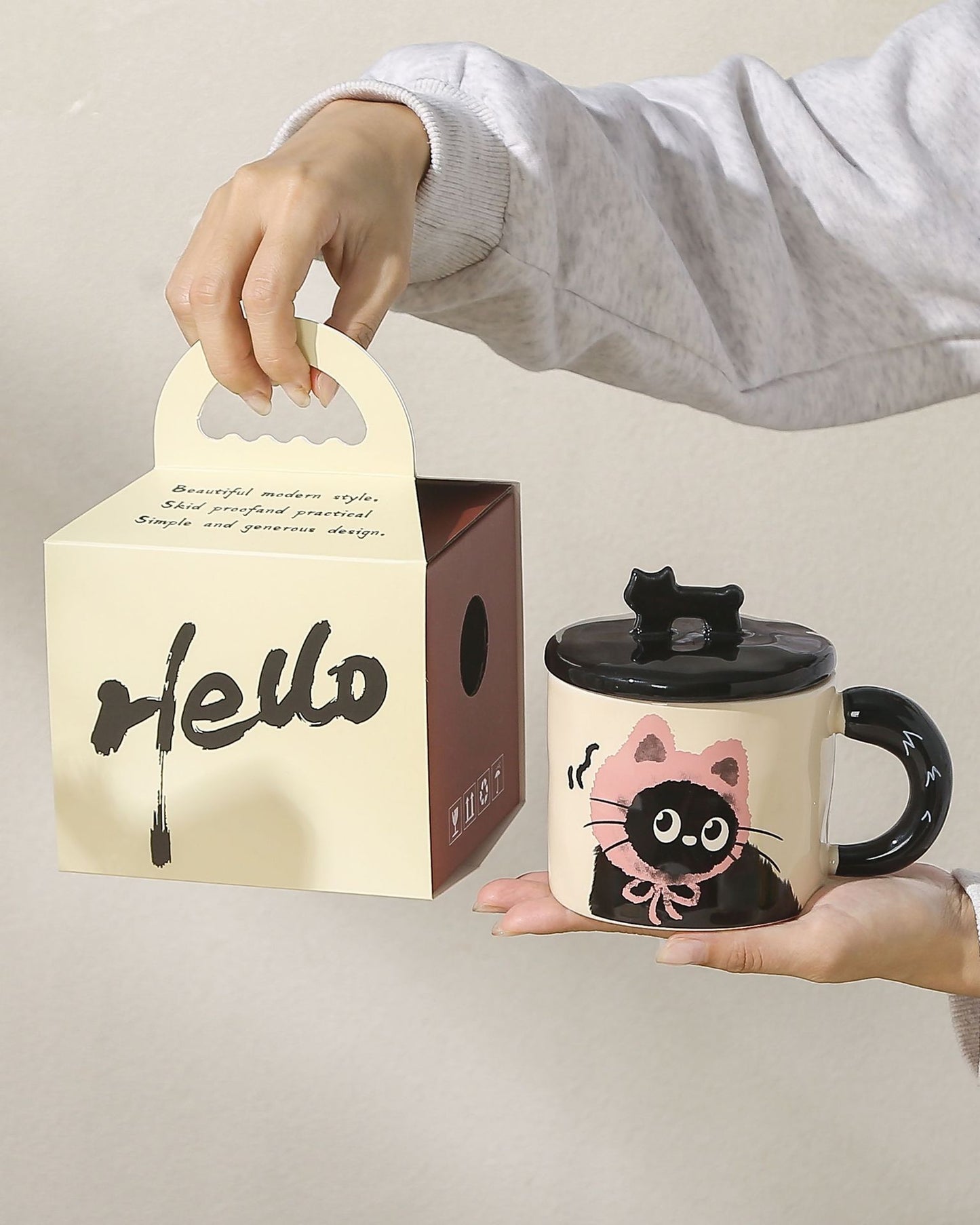 Happy Birthday Mug Gift Box - Ceramic Mug Gift Set for Celebrations