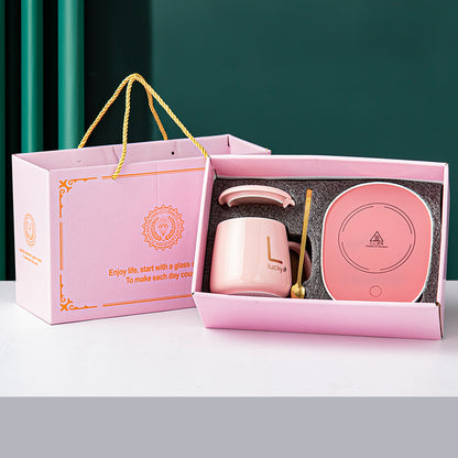Constant Temperature Ceramic Cup Set Gift Box