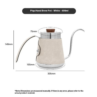 Gooseneck Anti-Scal Leather Kettle for Precision Brewing