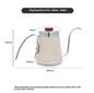 Gooseneck Anti-Scal Leather Kettle for Precision Brewing
