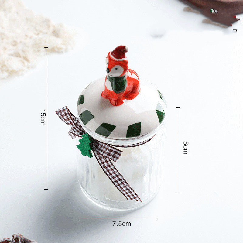 Coffee Bean Net Celebrity Storage Glass Grain Cans