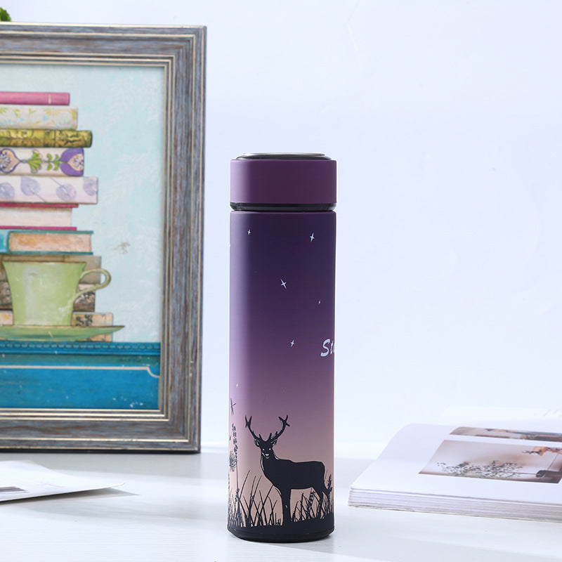 Stainless Steel Vacuum Flask - Sleek Straight Body Design