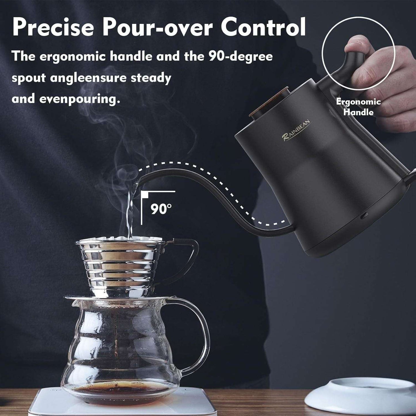 Rainbean Gooseneck Electric Kettle