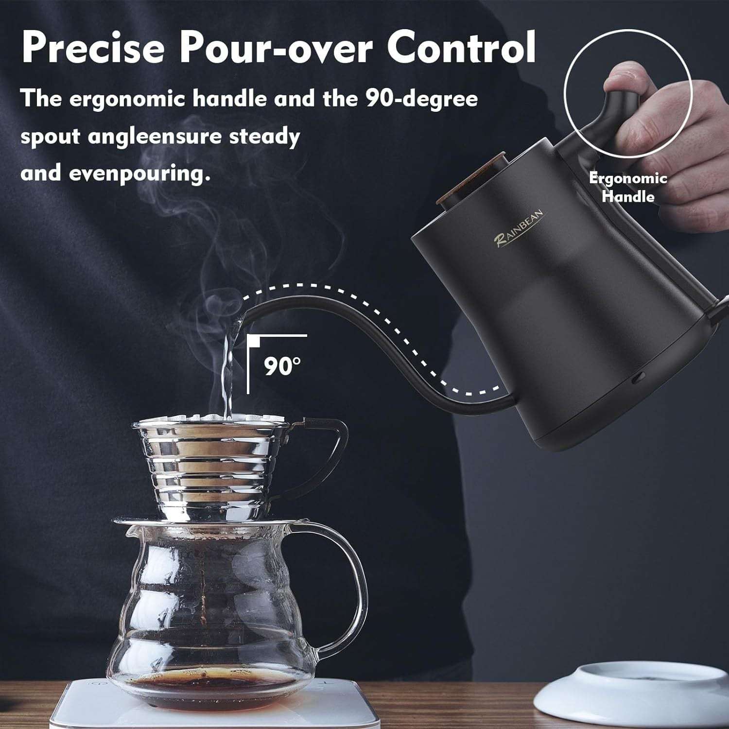 Rainbean Gooseneck Electric Kettle