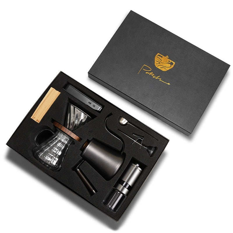 Pour-over Coffee Set Gift Box with Scale - Complete Household American Coffee Maker Combination