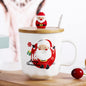 Santa Claus Christmas Tree Ceramic Coffee Cup