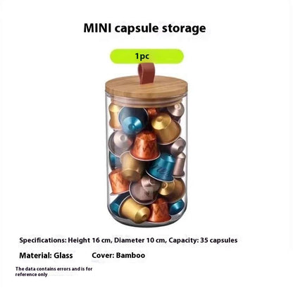 Capsule Coffee Storage Sealed Tank for Simple and Fresh Coffee Solutions