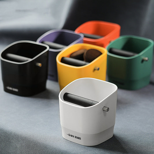Coffee Knock Box for Home Barista - Espresso Puck Bin Storage Solution