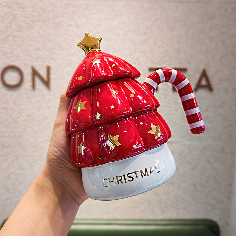Cute And Creative Girl Christmas Tree Cup