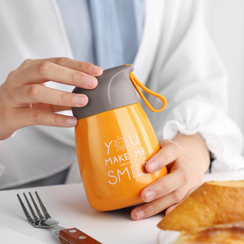 Portable Cute Mug - Stylish Travel Coffee Cup for On-the-Go Sipping
