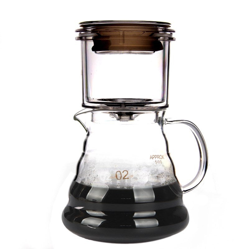 Coffee Hand Pot Drip Device with Built-In Stainless Steel Filter