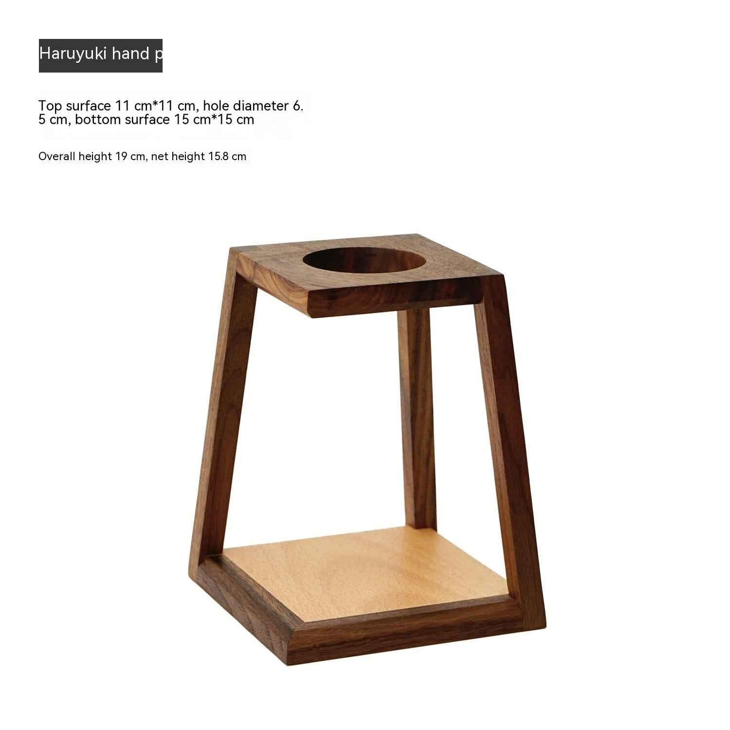 Outdoor Camping Household Solid Wood Pour-over Coffee Bracket