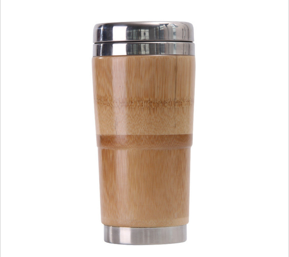 Natural Bamboo Vacuum Flask - Eco-Friendly Insulated Water Bottle