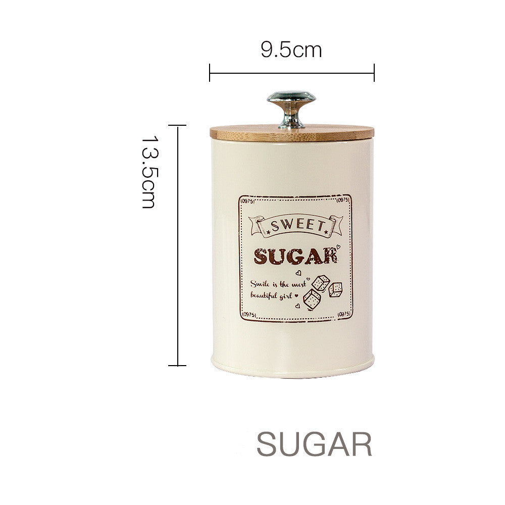 Moisture-Proof Bamboo Storage Jar for Coffee