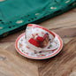 Holiday Teacup Christmas Festival Coffee Set