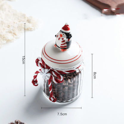 Coffee Bean Net Celebrity Storage Glass Grain Cans