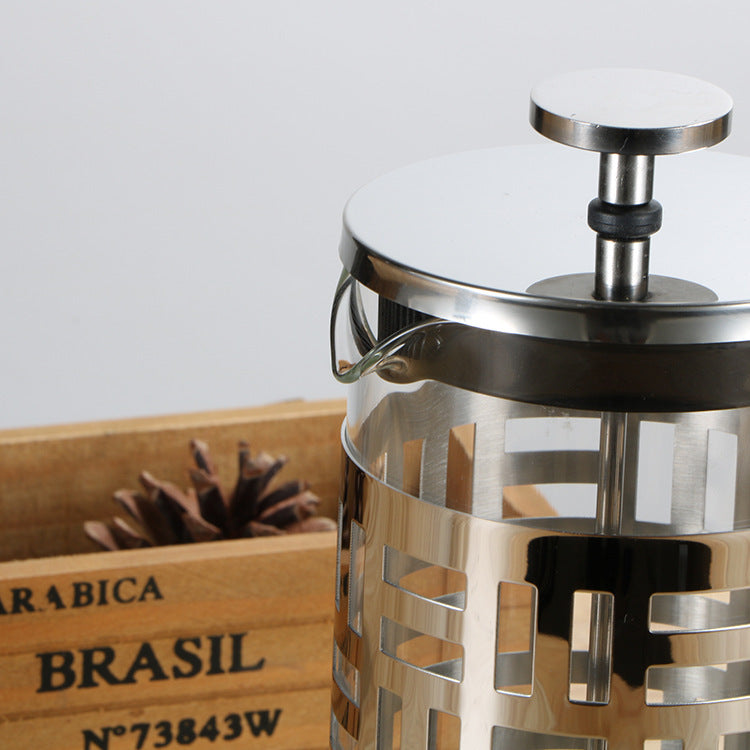 Stainless Steel French Press Coffee Maker with Filter Cup