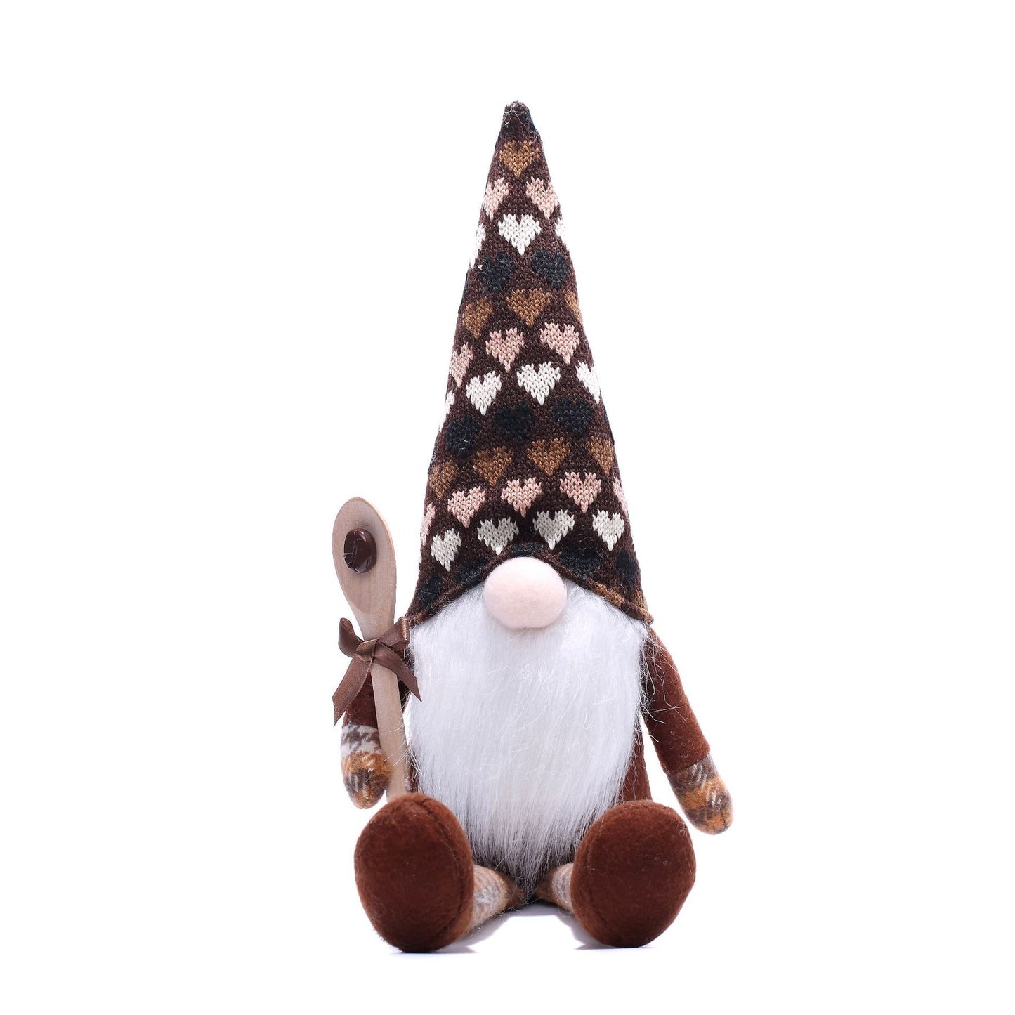 Faceless Doll Hanging Hands Grinding Coffee Christmas